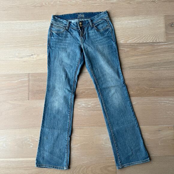 Old Navy The Diva Boot-cut Low Rise Stretch Jeans Stitched Pockets - Picture 2 of 6